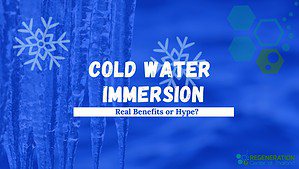 what is the first stage of cold water immersion cold water immersion